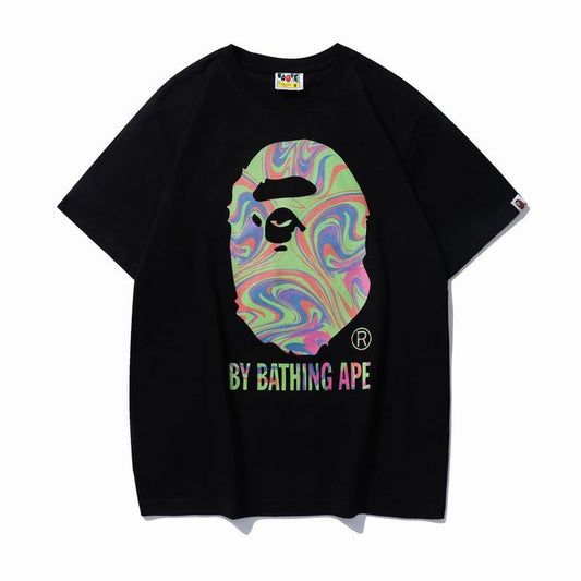 A Bathing Ape Tee Black & Multi-color