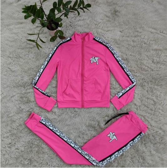 Women's Pink Christian Dior Tracksuit