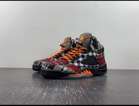 Jordan 5 GS Plaid